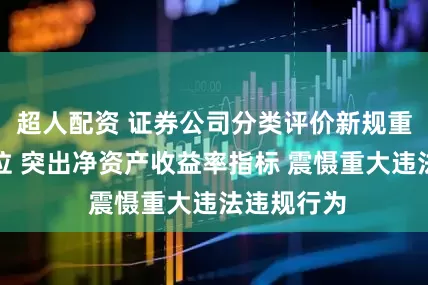 超人配资 证券公司分类评价新规重塑行业定位 突出净资产收益率指标 震慑重大违法违规行为